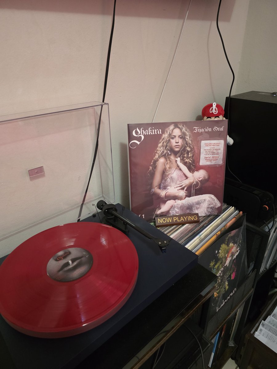 josespears87's tweet photo. @shakira Fijación Oral Vol.1 - Red #vinyl 20th Anniversary Edition. https://t.co/hdYQAeafi6