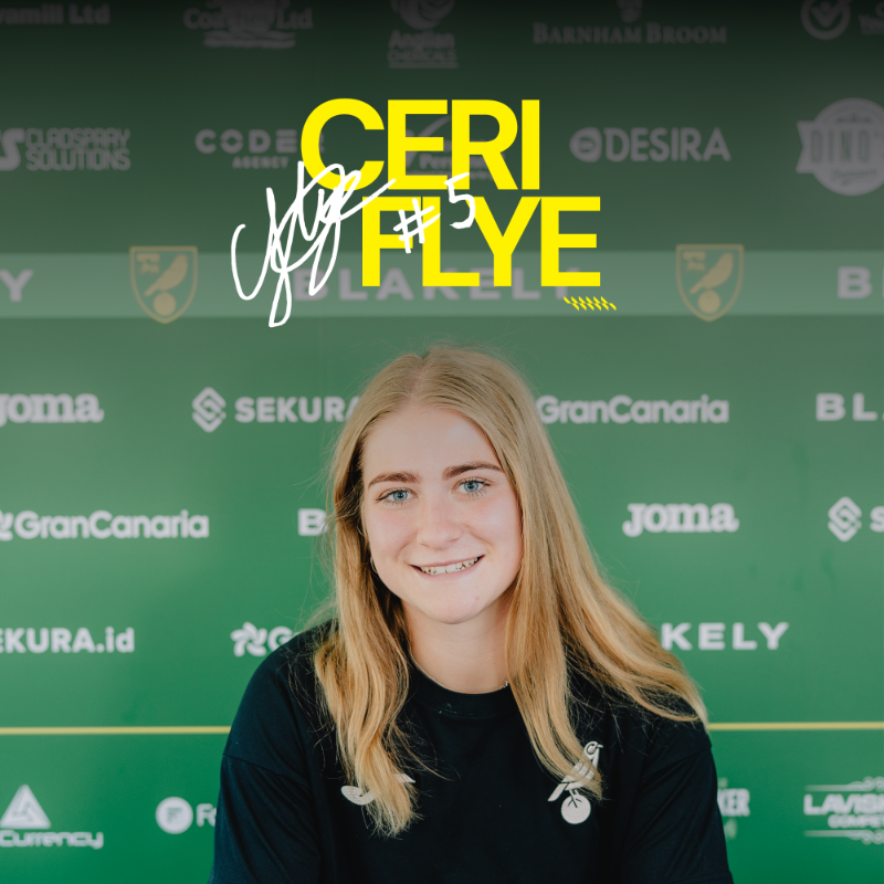 NorwichCityWFC's tweet photo. One of our own 🤩

Congratulations to Ceri Flye on signing her first professional contract with the club 🙌