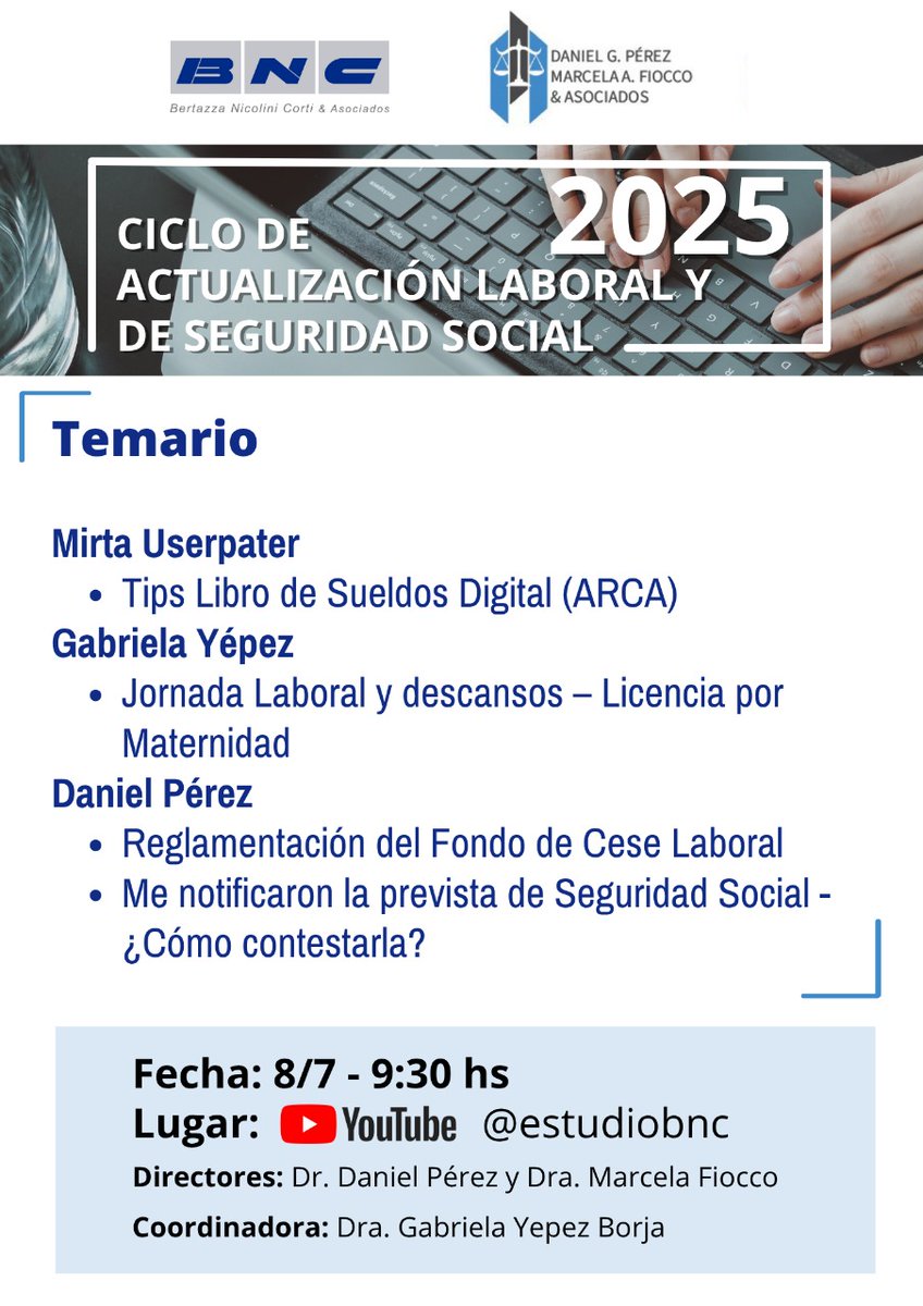 Estudio BNC - Bertazza Nicolini Corti y Asociados tweet media