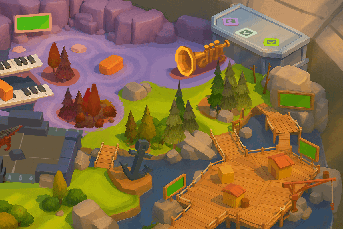 ChainersGame's tweet photo. We're enhancing your gameplay daily! 🎮

Explore the upgraded, more detailed map of our upcoming game, Chainoors 🗺️.

SHARE THOUGHTS! Where do you think you can hide from other players? 🕵️‍♂️ Where can you find teleports to other locations? 🌐

I wonder if you can guess what our developers are planning! 🤔