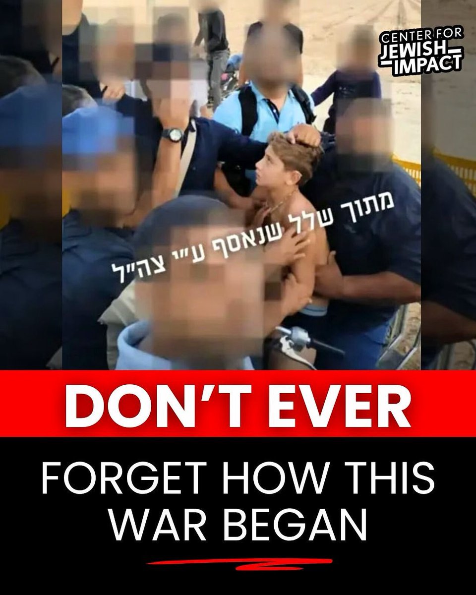 This war started with a 13-year-old boy being kidnapped from his home in his underwear — after Hamas killed his father and abducted him too.

Don’t be fooled. Hamas isn’t fighting for freedom or justice. They came to kill, to kidnap, to terrorize. That’s all they’ve ever stood