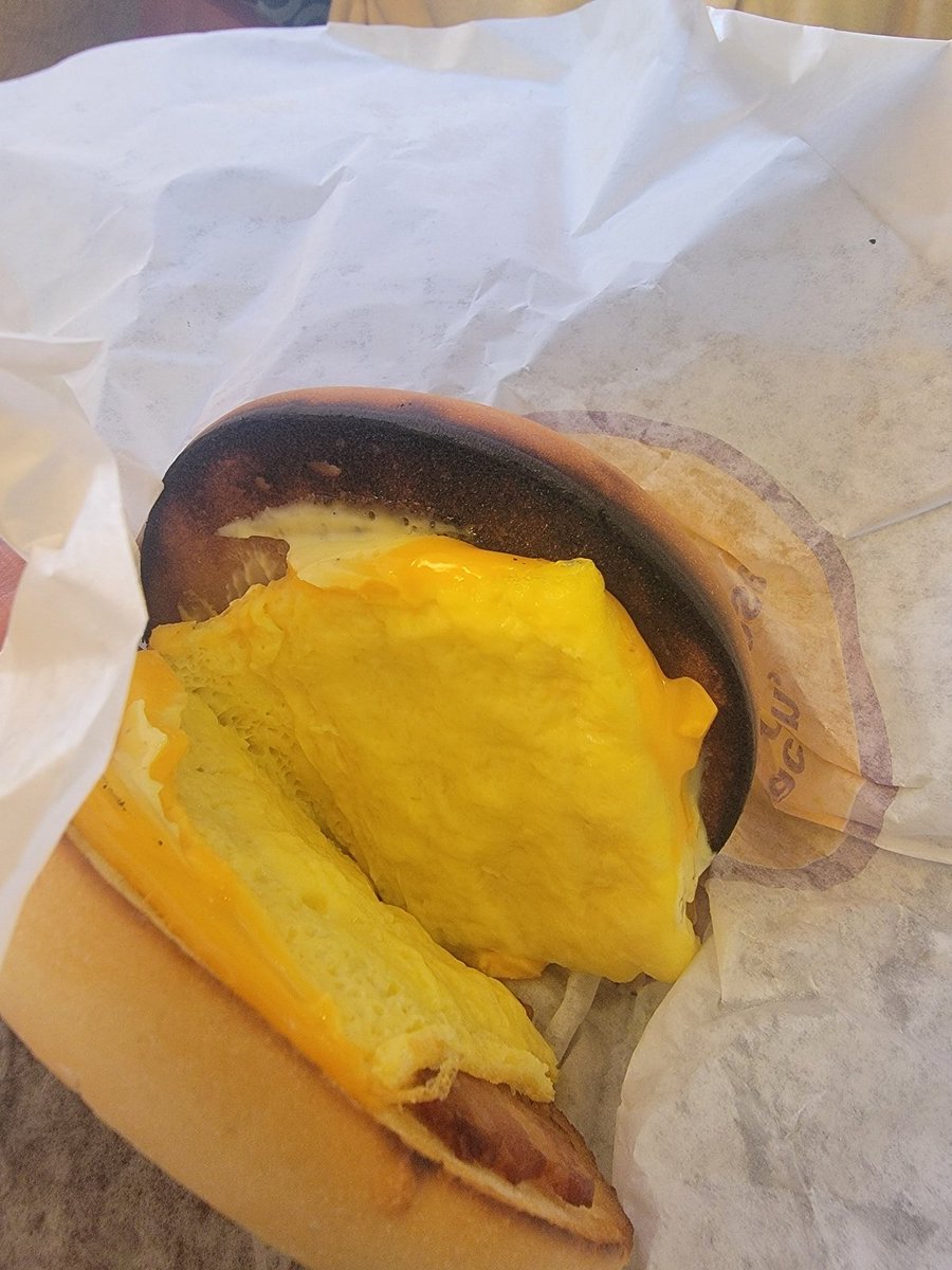 Hey <a href="/McDonalds/">McDonald's</a>! Somebody mad at my bagel sandwich this morning? Didn't know I should've ordered 'not burnt".