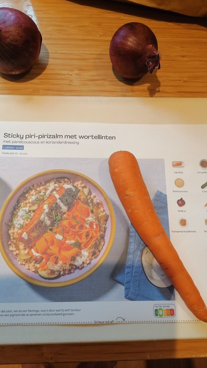 Boscowitz's tweet photo. @HelloFreshNL ziet er heel lekker uit hoor, maar van dit worteltje kan je hooguit lintjes maken.... https://t.co/ATihkTcMaX