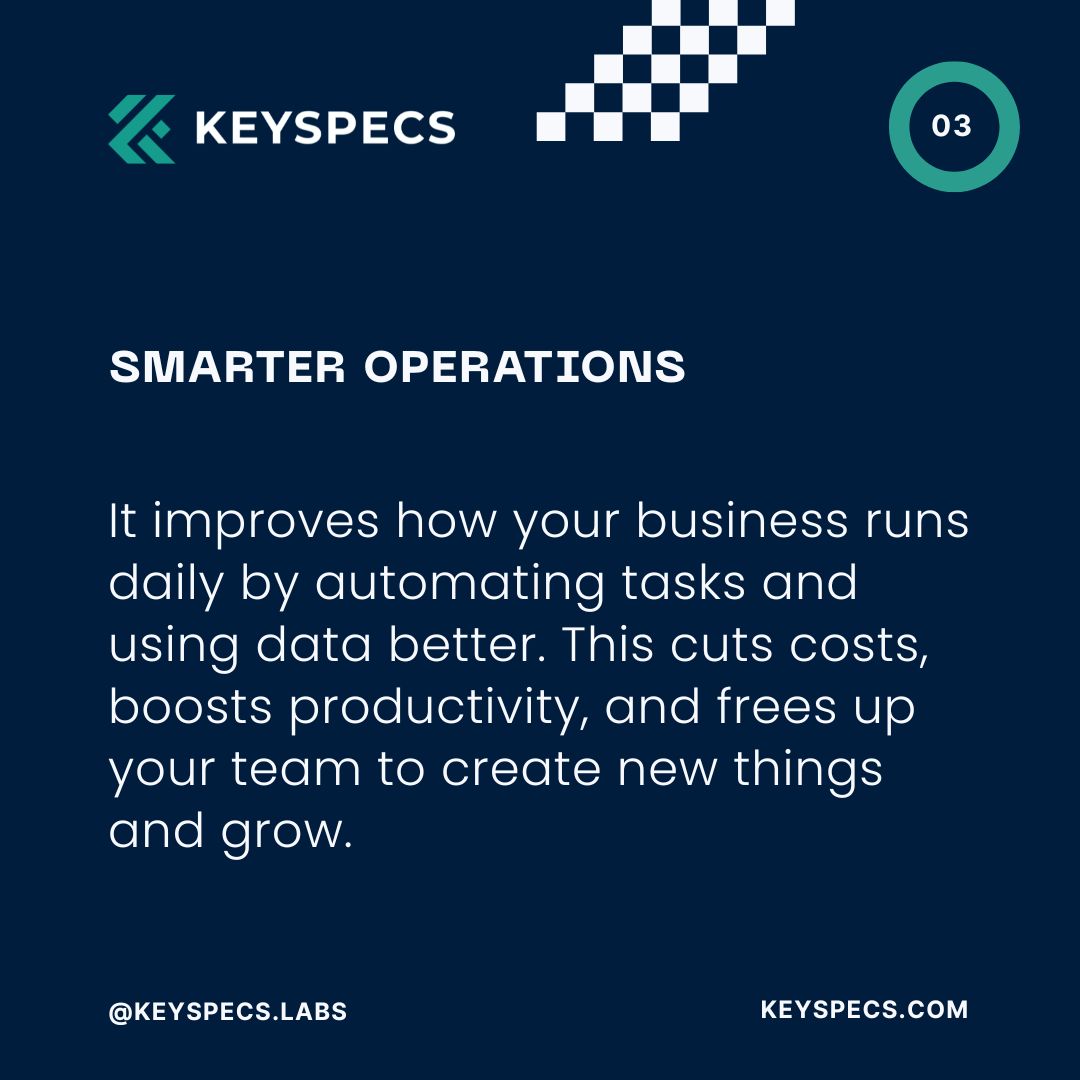 KeyspecsSolut's tweet image. Digital transformation powers both delighting customers, boosting efficiency, and cutting costs. At Keyspecs, we help businesses like yours scale up, every step of the way.

Ready to transform? Visit Keyspecs.com for insights.

#DigitalTransformation #Keyspecs
