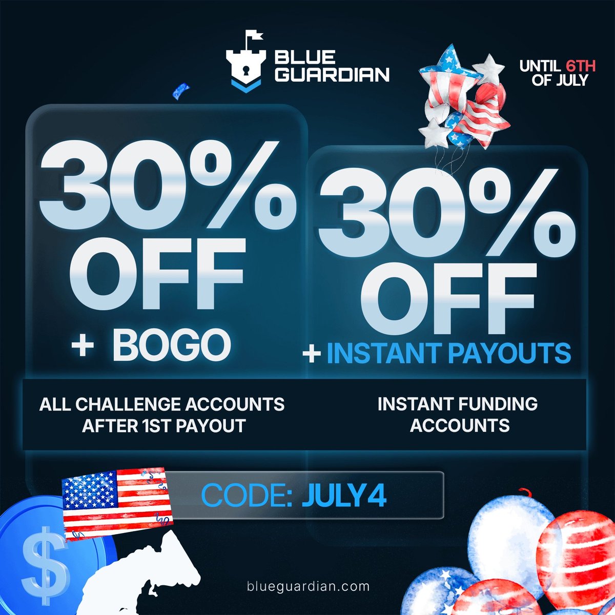 2 x 5k For Afaaq Community

1. Follow 
@blueguardiancom 
<a href="/AfaaqFx/">Afaaq Fx</a>
<a href="/fondinho7/">Fondinho7☦️🇬🇷</a>

2. Like, retweet and tag 2 friends

3. Add us as favorite firm at propfirmmatch.com/favorite-firms

🔸Winners with theXpicker after 72 hrs.