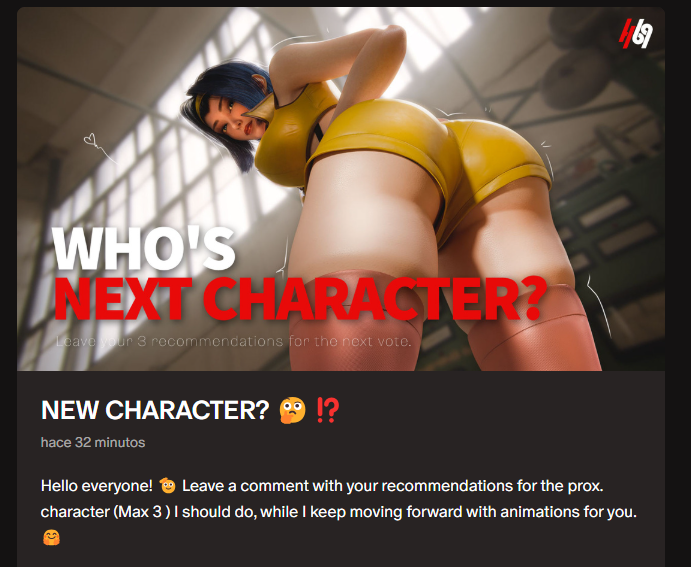 ✨✅The poll for new character has started!!! if you want to be part of the voting, go to my 🅿️ (Link in Bio)