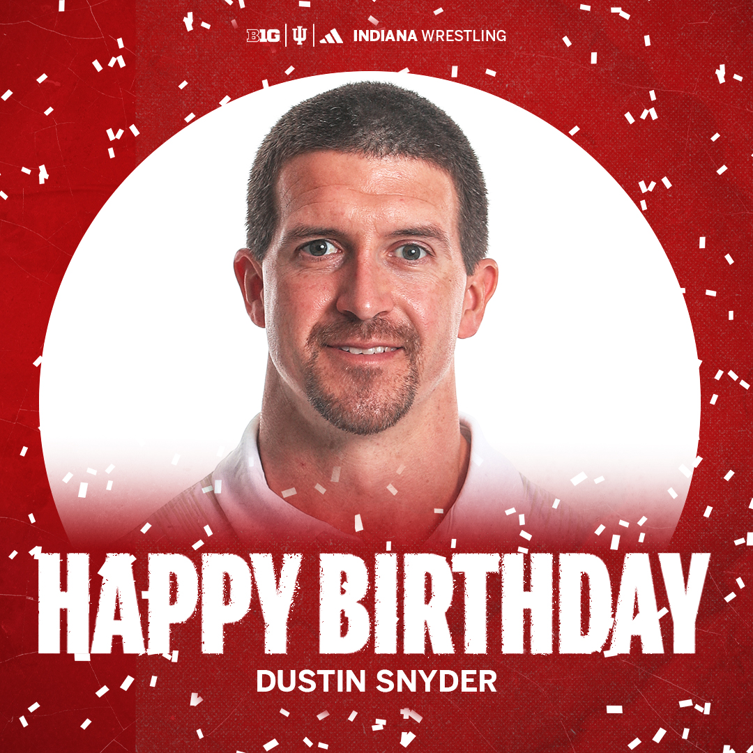 IndianaWR's tweet image. Wishing a happy birthday to our strength coach! 🎉
Have a great day, Dustin!