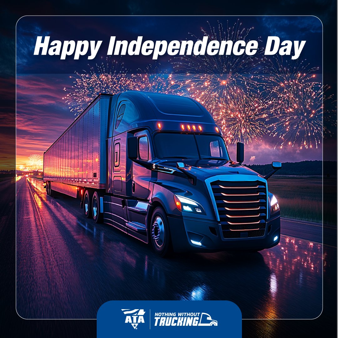 As America celebrates its independence, we’re proud to be part of an industry that helps keep the spirit of freedom rolling strong.

From moving the goods that fill backyard barbecues to fueling businesses from coast to coast, trucking is woven into the fabric of this country.