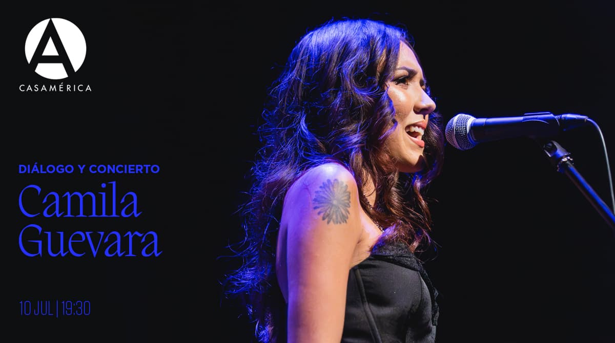 🎤🇨🇺 Diálogo y showcase con Camila Guevara.
La artista cubana presenta 'Dame flores' y canta por primera vez en Madrid.

👥 Con <a href="/Alex__Gara/">Alex Gara</a> y Camila Guevara.
🤝 Con @bigstarmusic.
📅 10/7.
⌚ 19:30.
🎟️ Entrada libre.
🔗 casamerica.es/musica/dialogo…
