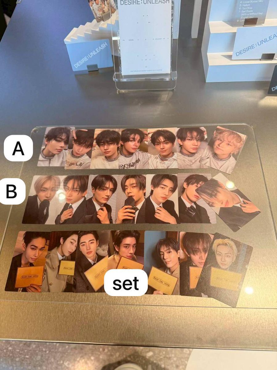 enhypen “desire : unleash”
☆ weverse albums ver. [ไม่แกะซีล]
     • อัลบั้มละ 175 | มัดจำ 50

♡ ค่าส่ง ems 35
♡ รวมส่งกลับ air (🛩️)
♡ สินค้าพร้อมส่งสัปดาห์หน้า !

🧡 สแกน shopee spaylater ได้
🛒 dm
#ตลาดนัดenhypen #ตลาดนัดเอนไฮเพน