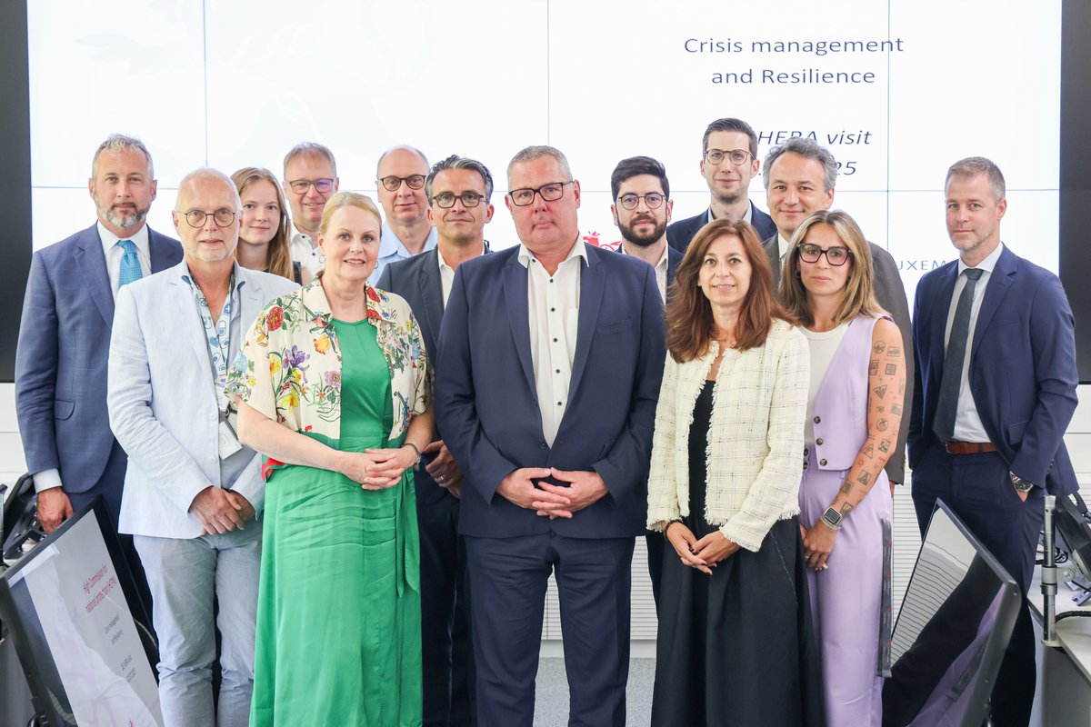DG Florika Fink-Hooijer <a href="/EC_HERA/">EU HERA</a> in 🇱🇺 today.

Inspiring exchange with national authorities on resilience, civil-military cooperation, stockpiling and joint procurement a.o.

Good to see that Luxembourg 🇱🇺 is fully committed to the EU Preparedness Union Strategy🤝