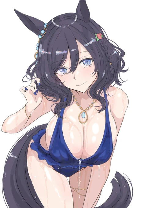 フラッシュで濡れ表現練習