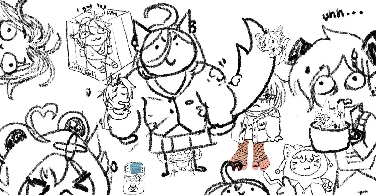 I drew everyone in a VC for a bit!  Hope you like it :3 
<a href="/NatsukiKitsunAi/">Natsuki, Demi-God Fox (18+ Vtuber) 🦊🃏</a>