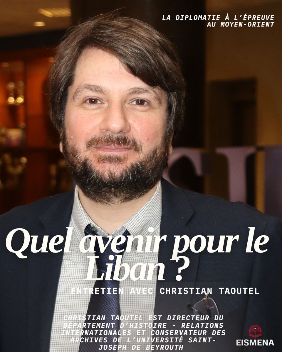 eismena_i's tweet image. 🇫🇷 Retrouvez la retranscription de l'entretien avec Christian Taoutel, disponible en anglais et en français sur notre site internet et Youtube.
🇬🇧 Find the transcript of the interview with Christian Taoutel, available in English and French on our website and YouTube.