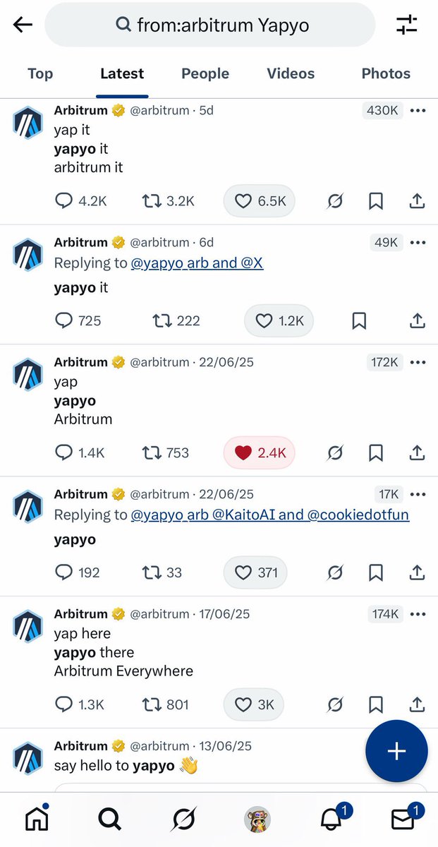 Went to the gym and came back and this is what i see lmao 🤣

I blame this on the arbitrum intern, they need a better reply guy.

#NFTS on TOP 🤷