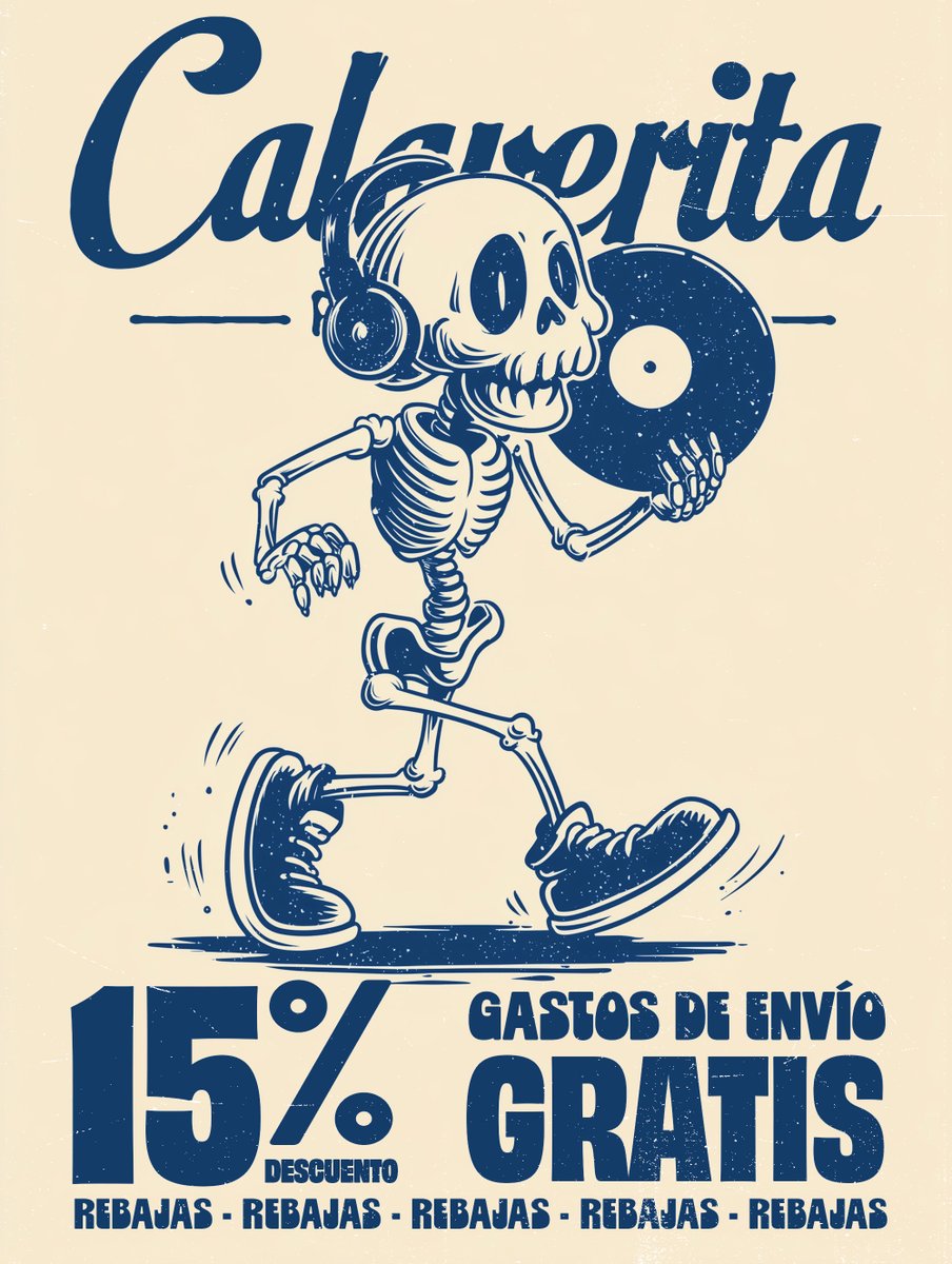 ¡Llegan las rebajas de verano a Calaverita Records! 🏃

☀️Llega el calor y con él nuestras primeras rebajas. Desde hoy hasta el próximo 9 de julio tienes un 15% de descuento en todos los discos de nuestra tienda online y envío gratuito a España.