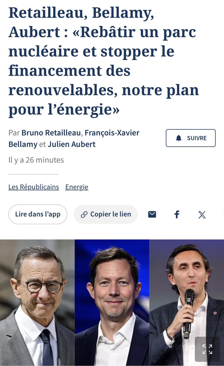 Antonin Duarte 🌿 (@antonin_duarte) on Twitter photo Chers <a href="/BrunoRetailleau/">Bruno Retailleau</a> <a href="/fxbellamy/">Fx Bellamy</a> <a href="/JulienAubert84/">Julien Aubert</a>
Votre tribune, un brin populiste et alignée avec les positions du RN, oublie trois points clés, pourtant essentiels qui vont plomber le budget des français et des industriels 🇫🇷 :
1/ les francais vont devoir payer davantage Chers <a href="/BrunoRetailleau/">Bruno Retailleau</a> <a href="/fxbellamy/">Fx Bellamy</a> <a href="/JulienAubert84/">Julien Aubert</a>
Votre tribune, un brin populiste et alignée avec les positions du RN, oublie trois points clés, pourtant essentiels qui vont plomber le budget des français et des industriels 🇫🇷 :
1/ les francais vont devoir payer davantage