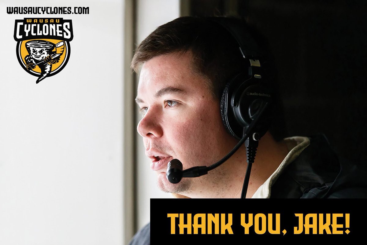 NEWS | Broadcaster Jake Sennholz is the leaving the organization to pursue a new career opportunity. 

📰: wausaucyclones.com/sennholz/