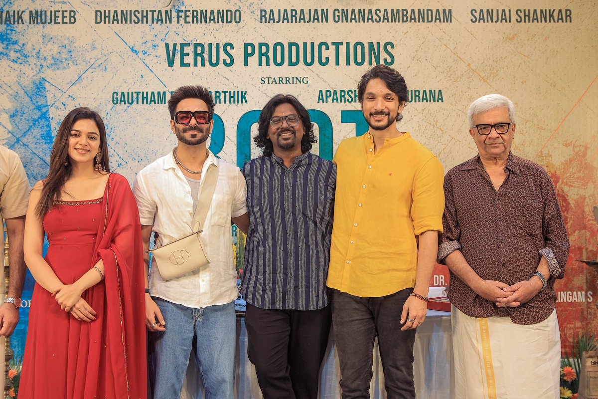 Gopi_Thiraviyam's tweet photo. வெற்றியை நோக்கி செல்வோம், வெல்வோம்! @Gautham_Karthik ❤️

Directed by @soori_prathap
Produced by @verusproduction
@Aparshakti  
@BhavyaTrikha

#GRK #gauthamramkarthik #GRKinROOT https://t.co/qJieYllxm1