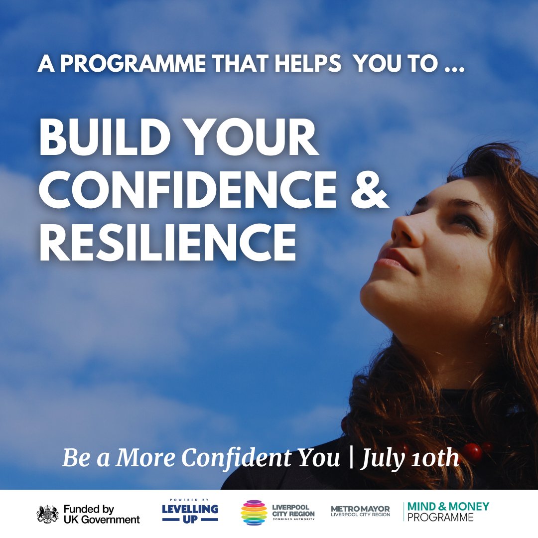 Hundreds of women have built their confidence, resilience, and financial well-being through our signature women's confidence programme. 

Join them and become a more confident you!

📅 July 10th 
⌚ 9:30 AM - 3:30 PM
📍 54 St James Street, L1 0AB
🔗eventbrite.co.uk/e/be-a-more-co…