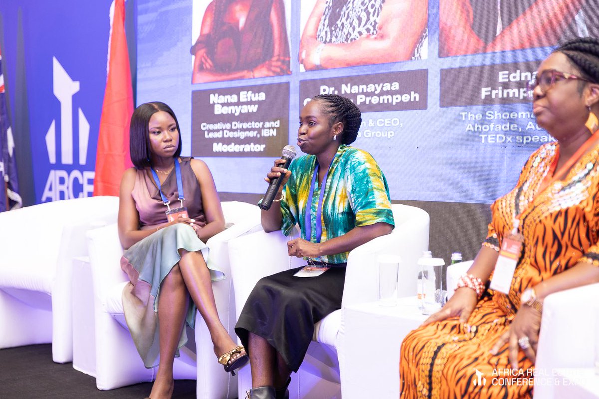 grepa_tv's tweet photo. From boardrooms to breaking barriers — women are reshaping Africa’s real estate future.
Join us for an inspiring panel session:
"Women Leading with Purpose in Property &amp; Beyond"
Moderated by Nana Efua Benyaw
Featuring: Elizabeth Ohene, Edna Frimpong, Dr. Nanayaa Owusu-Prempeh https://t.co/3hfVKecw2t