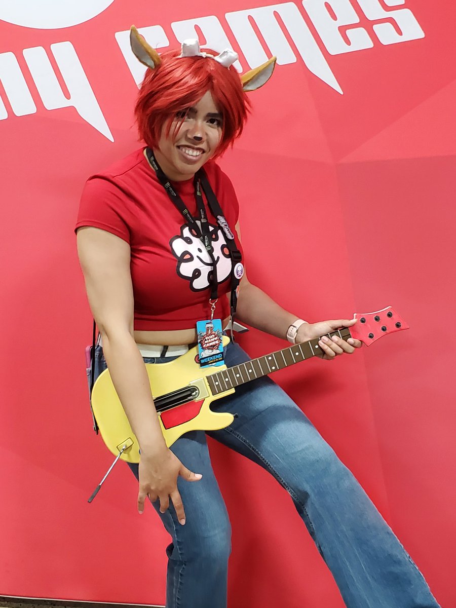 SaturnHeartsCos's tweet photo. Brought back our Parappa and Lammy cosplays this year with some new gear! https://t.co/pH2tcvoV26
