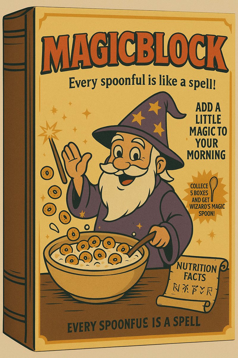 gerychcrypto's tweet photo. Fuel up to the max — with every spoonful!
@magicblock
#magicblock
#magicnet https://t.co/O5DIfcKhWI