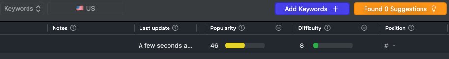 Found a very good keyword is time to build 😎