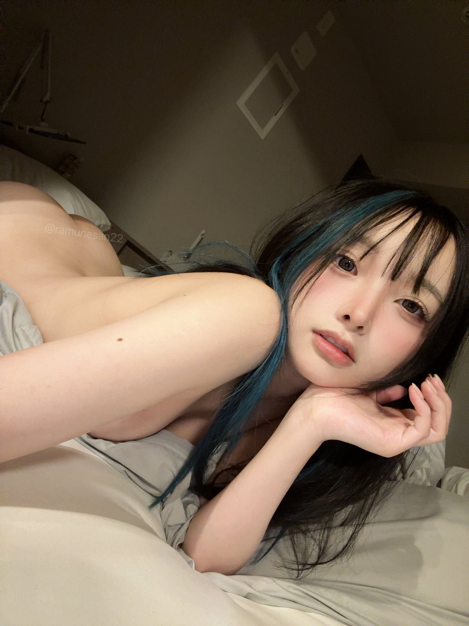 事後〜｜青髪セクシーインフルエンサーらむねさん