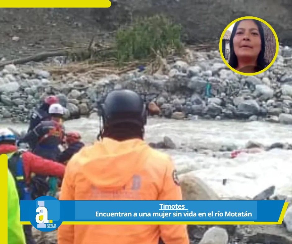 diariodlosandes's tweet photo. #Timotes | Encuentran a una mujer sin vida en el río Motatán https://t.co/jujVeO3TAF https://t.co/LGSzHeJaZb