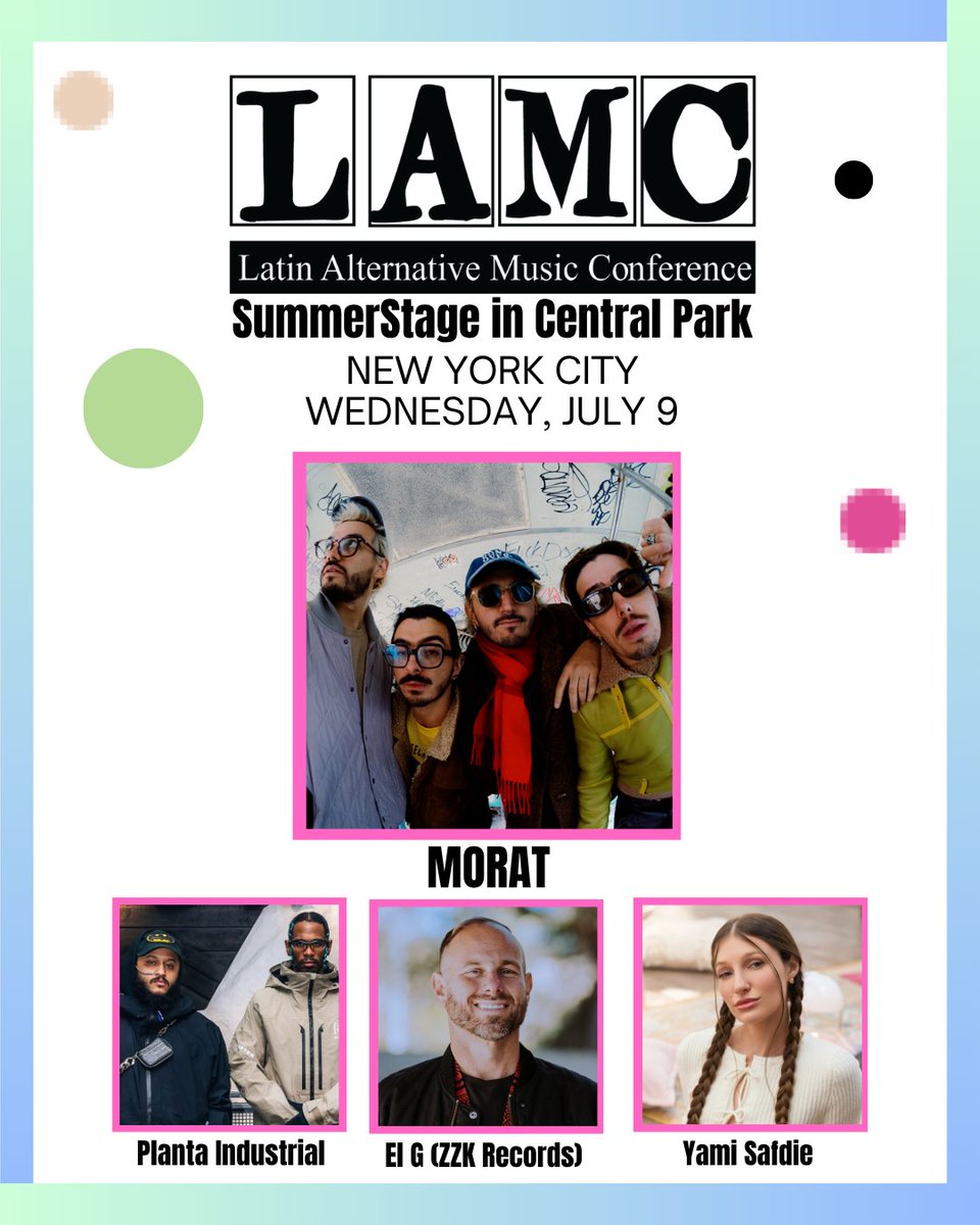 ZZK Records (@zzkrecords) on Twitter photo NYC familia 💥 <a href="/grantcdull/">Grant C. Dull</a> (aka El G, <a href="/zzkrecords/">ZZK Records</a>) jumps on the decks next Wed at <a href="/SummerStage/">SummerStage</a> for LAMAC: NYC’s alt-Latin summit 🚀 Warming up for <a href="/MoratBanda/">Morat</a> w/ deep ZZK cuts 🔊🌎
📍 July 9, Central Park
w/ Planta Industrial + <a href="/yamisafdie/">Yami Safdie ❤️🩹</a>
#LAMC2025 #LAMC2025 #LAMCSummerstage NYC familia 💥 <a href="/grantcdull/">Grant C. Dull</a> (aka El G, <a href="/zzkrecords/">ZZK Records</a>) jumps on the decks next Wed at <a href="/SummerStage/">SummerStage</a> for LAMAC: NYC’s alt-Latin summit 🚀 Warming up for <a href="/MoratBanda/">Morat</a> w/ deep ZZK cuts 🔊🌎
📍 July 9, Central Park
w/ Planta Industrial + <a href="/yamisafdie/">Yami Safdie ❤️🩹</a>
#LAMC2025 #LAMC2025 #LAMCSummerstage