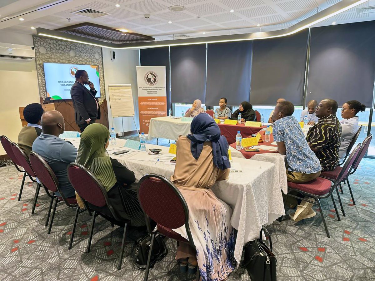 ecsacog's tweet image. TOT🚀
ECSACOG launches a 3-day Training of Trainers (#TOT) course in Dar es Salaam  for specialists from Zanzibar and Tanzania Mainland. Led by ECSACOG Master Trainers, it strengthens facilitation and supervisory skills across accredited sites. 💪🏽 

#ECSACOG #OBGYNTwitter