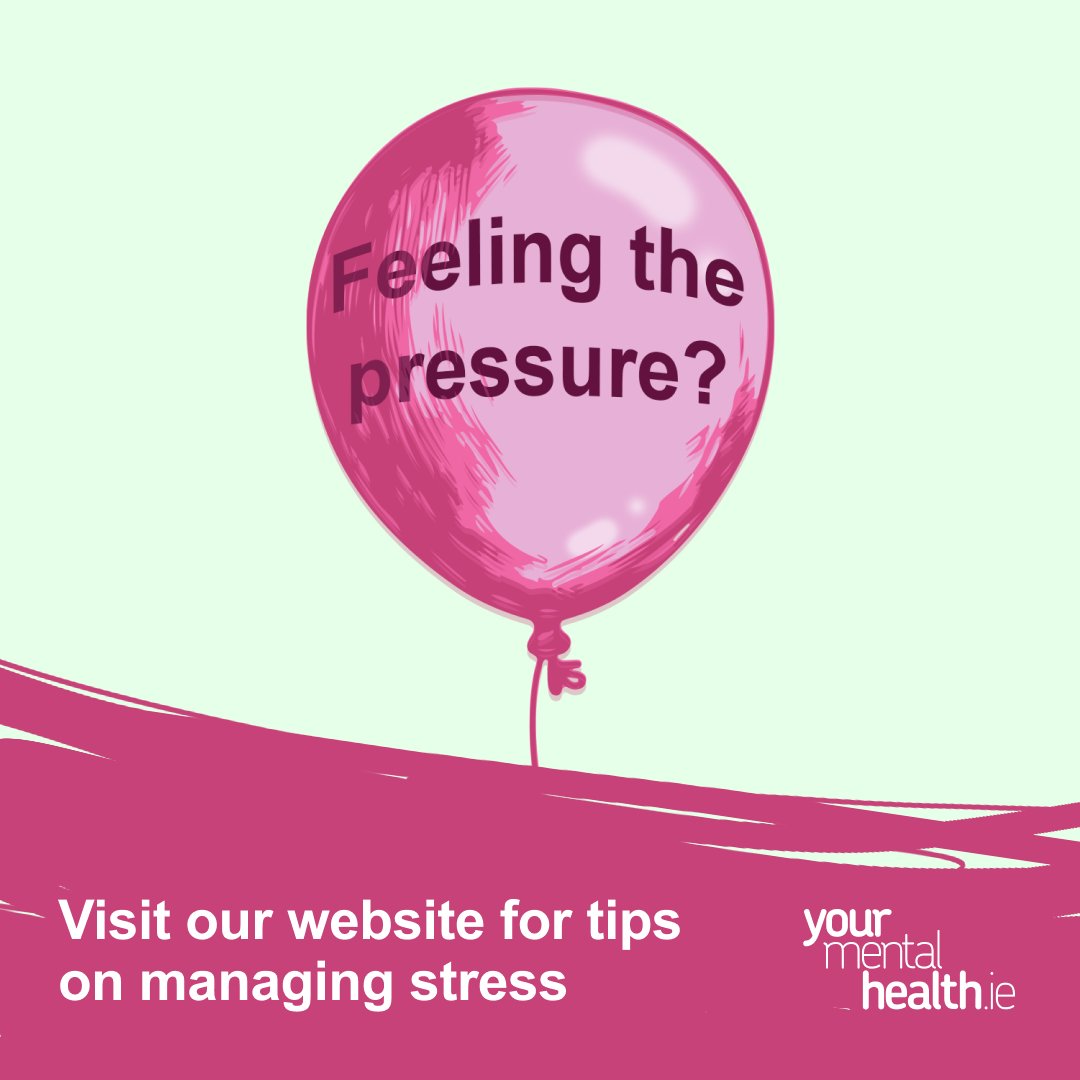 hse_ymh's tweet image. Stress can affect how you think, feel and behave. Find tips to help you cope on our website: bit.ly/4nr7Str #YourMentalHealth