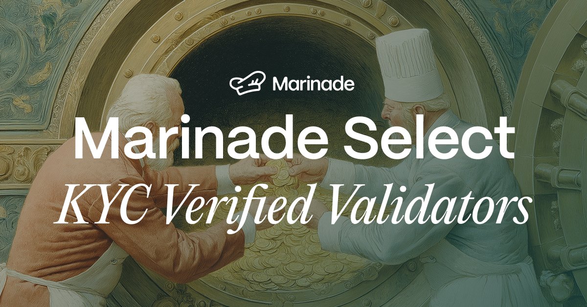 HashAlchemy's tweet image. Here’s how you stake smarter not harder: use Marinade Select for auto-reward boosts + only KYCed validators (real transparency) + native staking. Solana’s safer now. @marinadefinance dialed the process.