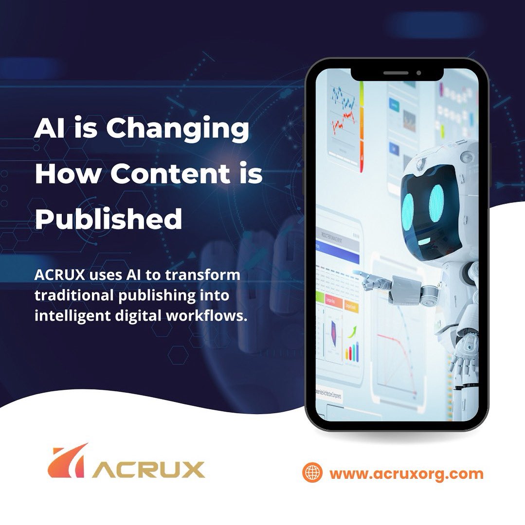 AcruxInc's tweet image. 🚨🚨Still publishing like it’s 2010? 

AI is transforming content from static to smart and ACRUX is leading the way.

From PDFs to responsive formats, we make your content intelligent, accessible, and future-ready.

#ai #DigitalWorkflows #webaccessiblity #globe #accessibility