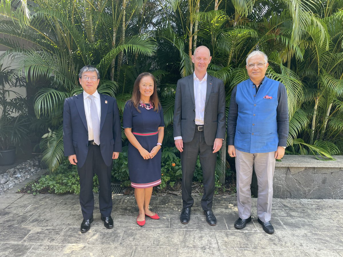 Following a productive Quad Foreign Ministers’ Meeting in Washington yesterday, met with the Heads of Mission from Australia, India, and Japan to discuss our partnership in Sri Lanka for a free and open Indo-Pacific.