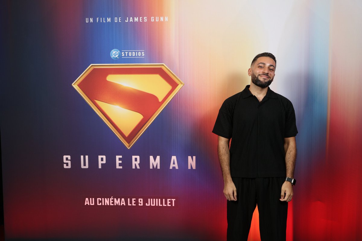 J’ai eu la chance de découvrir les 30 premières minutes du film Superman de James Gunn ! J’ai eu l’honneur d’animer cette soirée exceptionnelle. Le film démarre très fort !! Une vraie montée en puissance dès les premières scènes. J’ai hâte de voir la suite 🥹