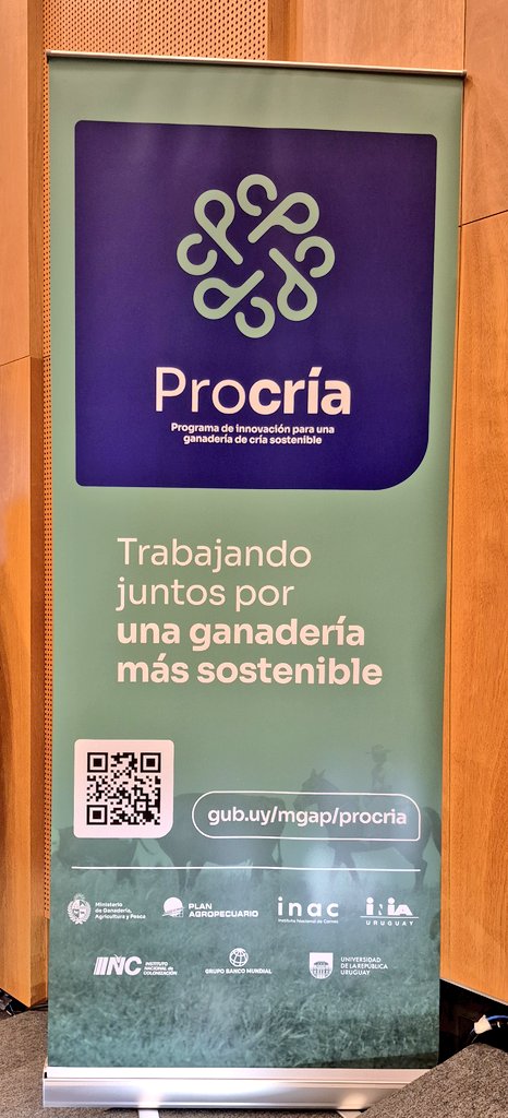 Lanzamiento del programa Procria! Lindo ver al <a href="/MGAPUruguay/">MGAP</a> al <a href="/PlanAgro/">Plan Agropecuario</a> y a toda la institucionalidad agropecuaria atrás de un proyecto de Ganadería en Campo Natural 💪🐮🐑🌾
Más información 👇
gub.uy/ministerio-gan…