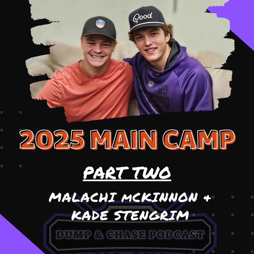 This is Part 2 of the 2025 Main Camp Recap! In this episode, we welcome newcomer Malachi McKinnon, and our final interview with the now Canada-bound Kade Stengrim. Nothing but love for Kade here, though!

dcpodcast.buzzsprout.com/share