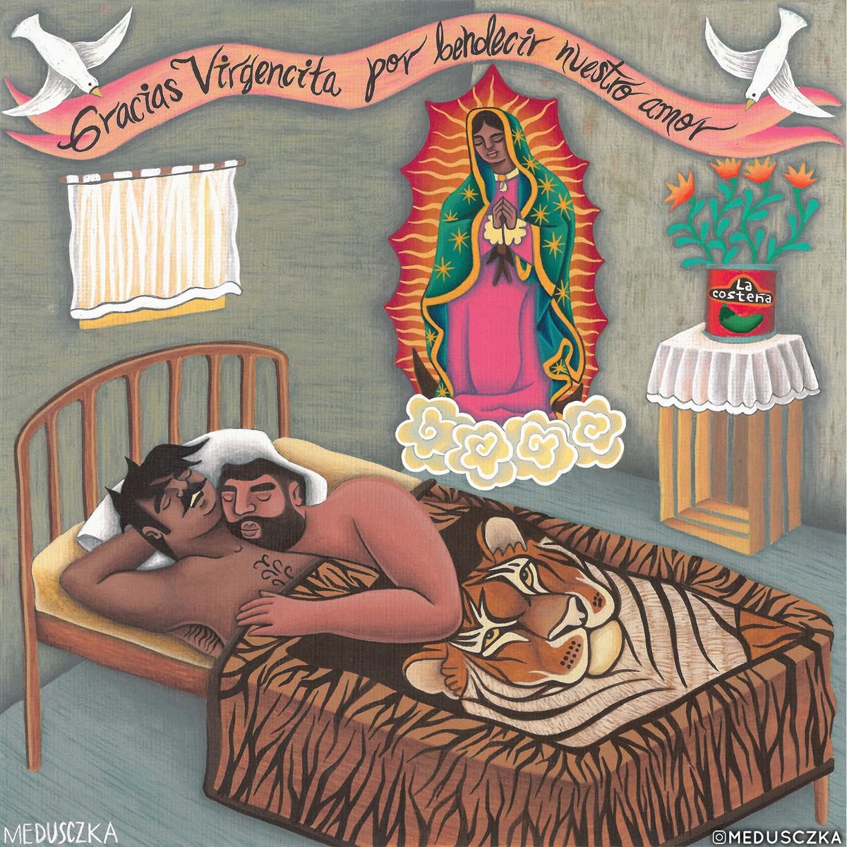 ¡Qué viva el amor! ❤️🧡💛💚💙
🎨 <a href="/meduscka/">Mery Santoro</a>