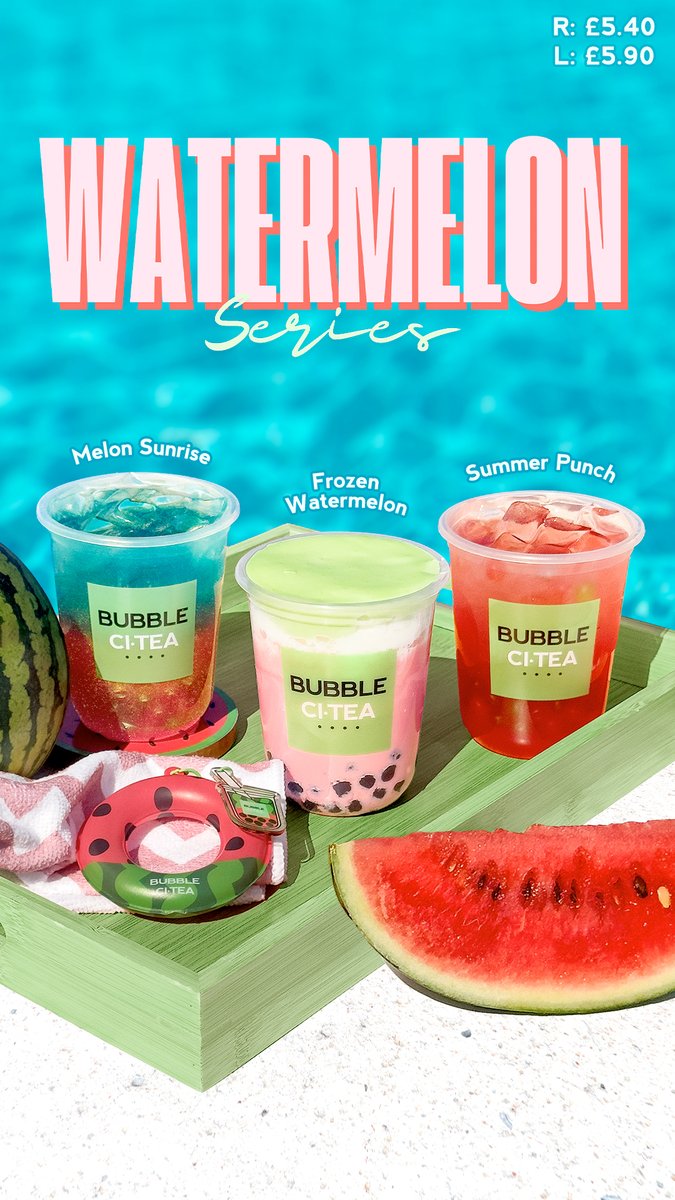 Summer vibes right now at <a href="/BubbleCiTea/">Bubble CiTea</a> Basingstoke ☀️