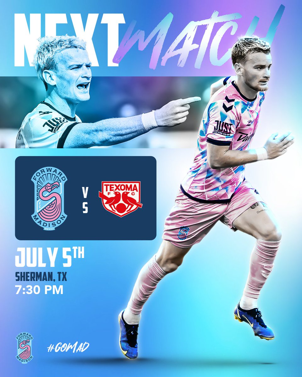 The boys hit the road this weekend for league action against Texoma FC! ✈️ Catch the full match with us in the Forward Club on Saturday with doors opening at 6:30pm and kickoff at 7:30! 

👀 Official Watch Party info: bit.ly/44uAzga