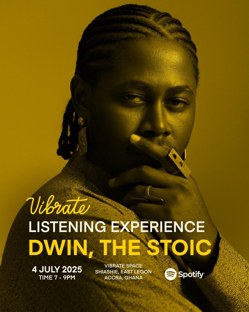Doing a listening for the #MasterOfBallads album in Accra this Friday 🧡🇬🇭