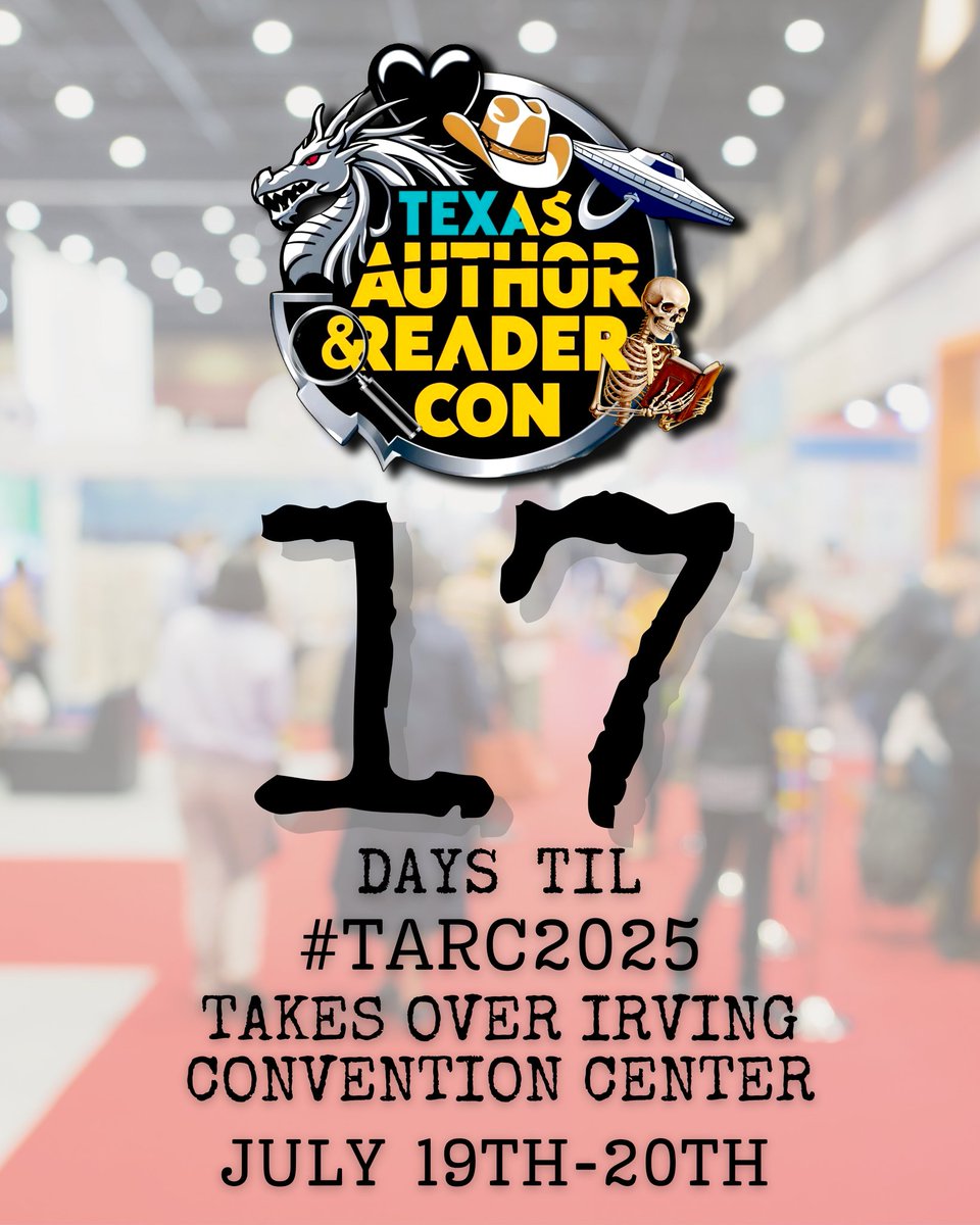 The 'Texas Author and Reader Con' book festival is taking over the Irving, Texas convention center July 19th and 20th! Come see me, along with 100 plus authors! Book signings, giveaways, workshops and more!
#tarc2025 #booktok #Texas #books #bookevents