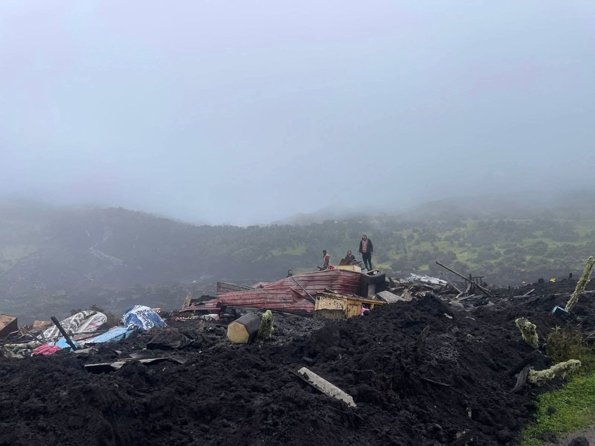 SomosEstrategia's tweet photo. 🟢AHORA |

En el sector de Tambo, en #Papallacta, un gran deslave se produjo hace pocas horas, habitantes de la zona piden auxilio a equipos de rescate pues varias viviendas han sido devastadas y se presume de varias personas desaparecidas.

Noticia en desarrollo https://t.co/SieAoMMaYU
