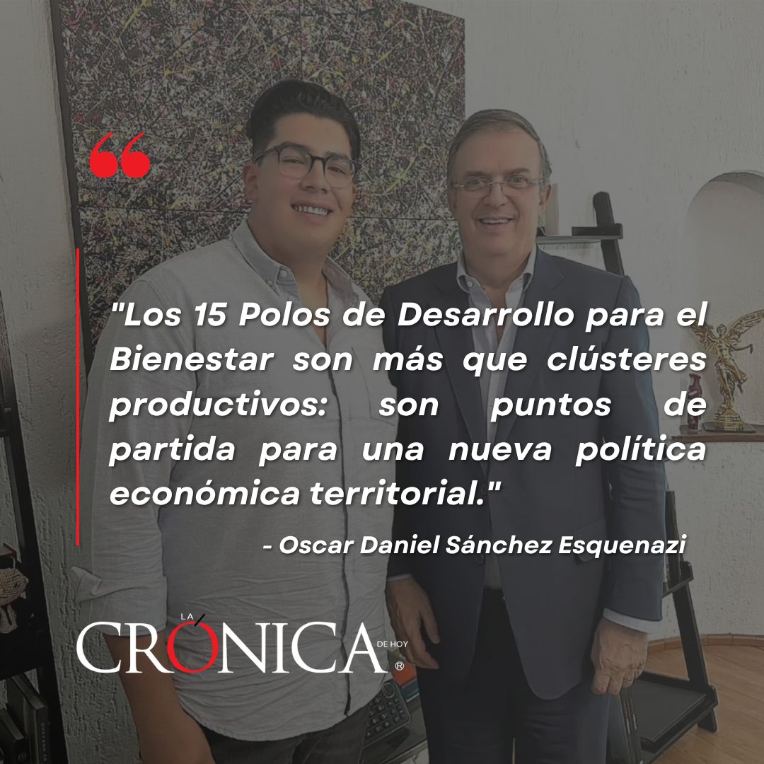 SnchezEsquenazi's tweet photo. El desarrollo con bienestar no nace del escritorio, sino del territorio.
Los #PODEBI son el nuevo mapa productivo de México: descentralizado, estratégico y con rostro humano.
🇲🇽 @m_ebrard @Candelaria___ @SE_mx
https://t.co/1HPUvDiWqv
#HechoEnMéxico https://t.co/wsLXrbeXWJ