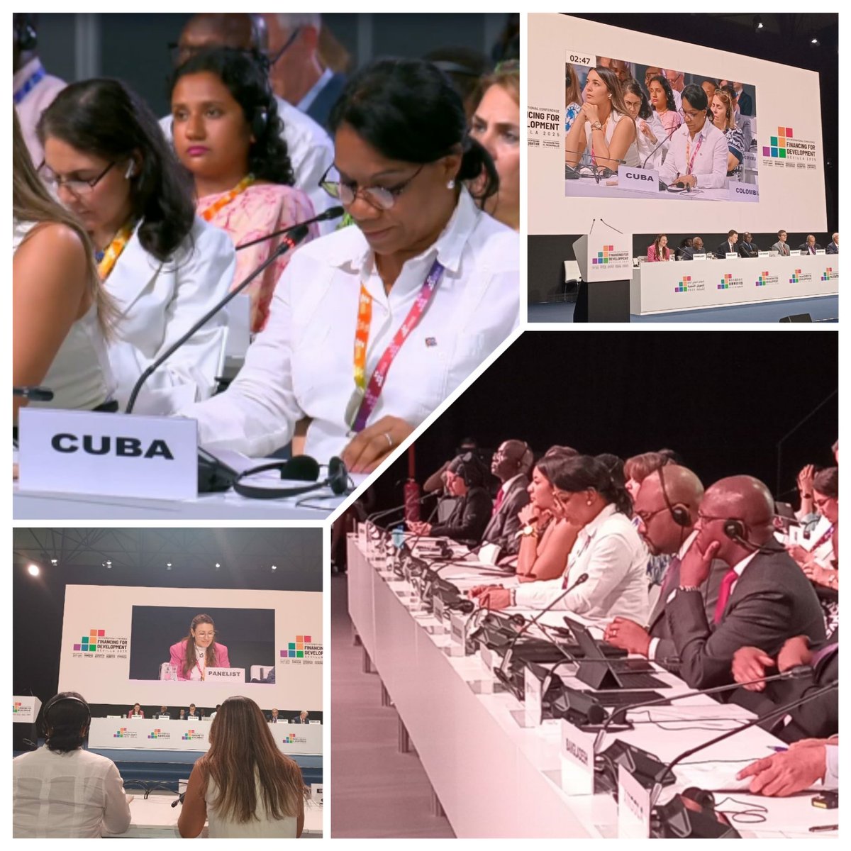 #FFD4 En Mesa Redonda sobre Arquitectura de la Deuda subrayamos la necesidad de  nuevo pacto financiero global, en el que la deuda no continúe siendo un obstáculo para el desarrollo de nuestros países. 
#TumbaElBloqueo