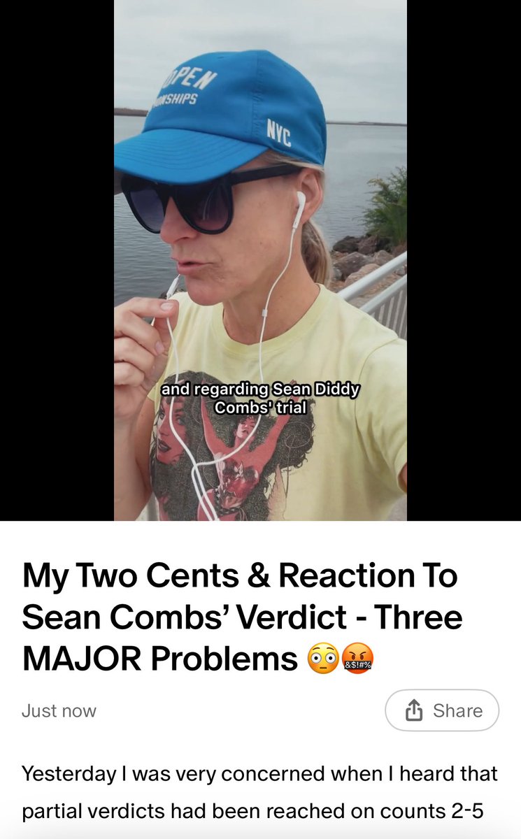 NEW: My Two Cents + Reaction To Sean Combs’ Verdict: Three MAJOR Problems😳🤬

Watch in the Crime Analyst Squad:
patreon.com/posts/13312136…

#Diddy #SeanCombs #verdict #DiddyTrial #CoerciveControl  #Manipulation #WarningSigns #Accountability  #DomesticViolence #Entrapment