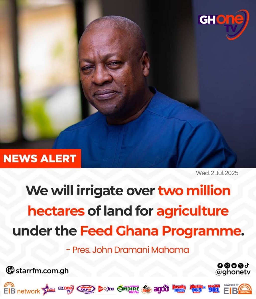 #Ghana
#FoodSecurity 
#Agriculture
#FeedGhana