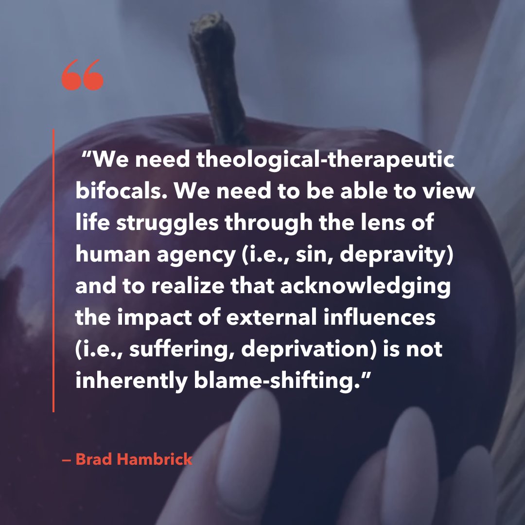biblicalcc's tweet image. Why does biblical counseling talk so much about sin? Now on the blog, Brad Hambrick unpacks the origins of this emphasis — and why biblical counselors must be therapeutically ambidextrous, skilled at ministering to both sin and suffering.
📖 Read here: biblicalcounselingcoalition.org/2025/07/02/why…